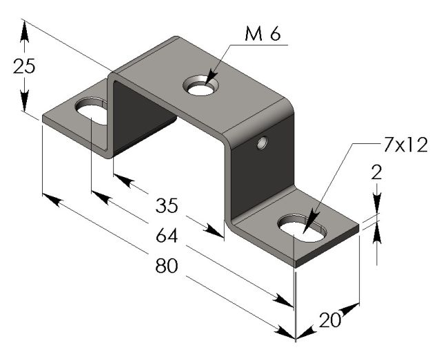 (image for) DIN Rail Mounting Bracket - Click Image to Close