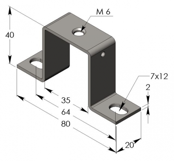 (image for) DIN Rail Mounting Bracket - Click Image to Close