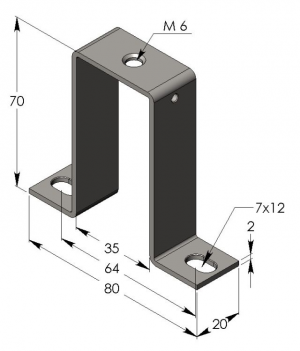 (image for) DIN Rail Mounting Bracket