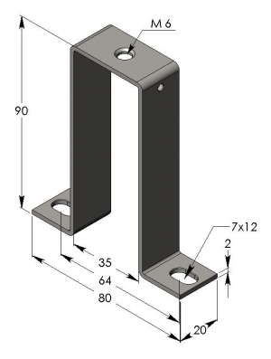 (image for) DIN Rail Mounting Bracket