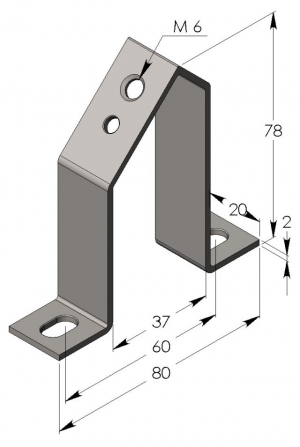 (image for) DIN Rail Mounting Bracket